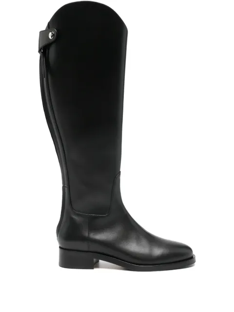 Aeyde zip-detailng leather boots