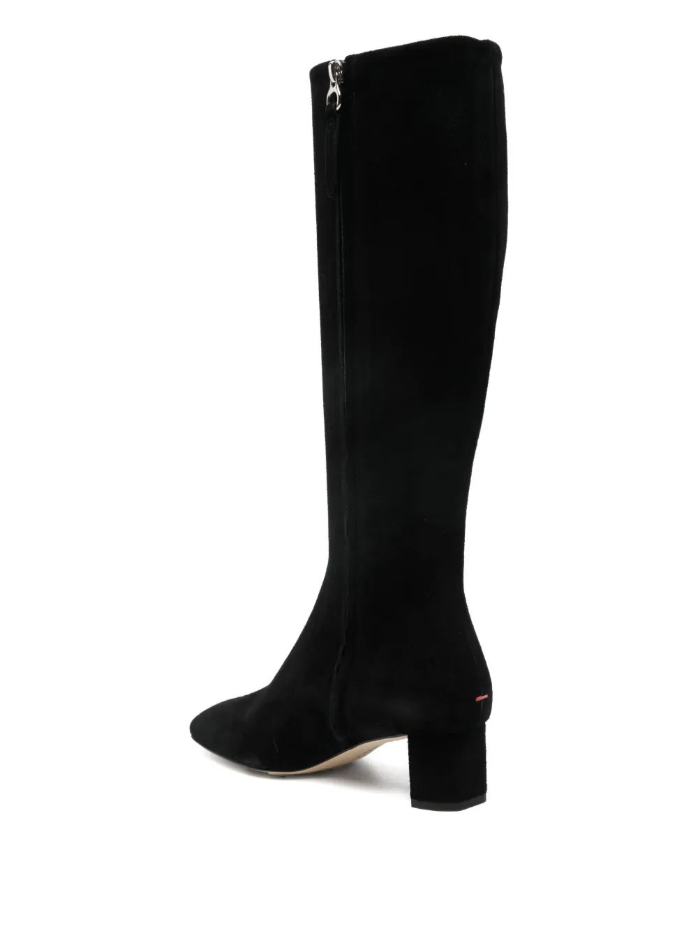 Aeyde 45mm suede boots Black
