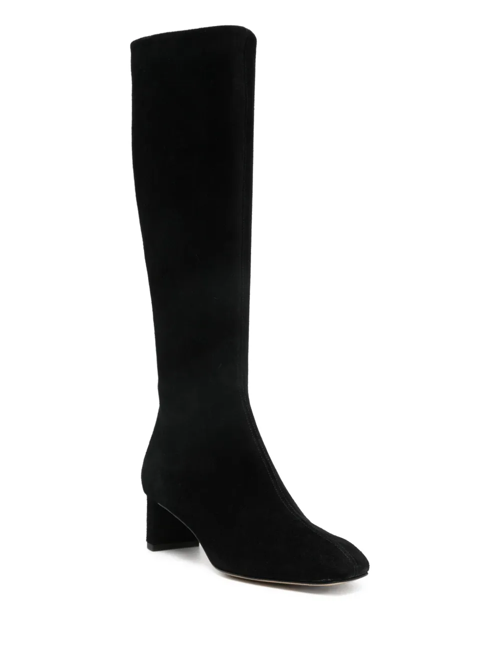 Aeyde 45mm suede boots Black