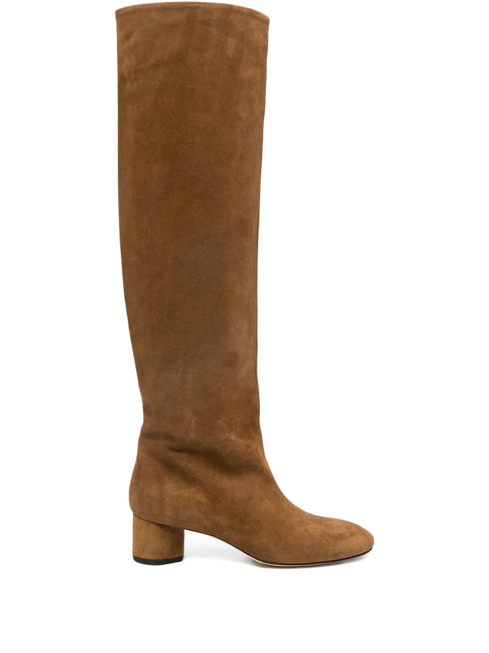 Aeyde suede knee-high boots Brown