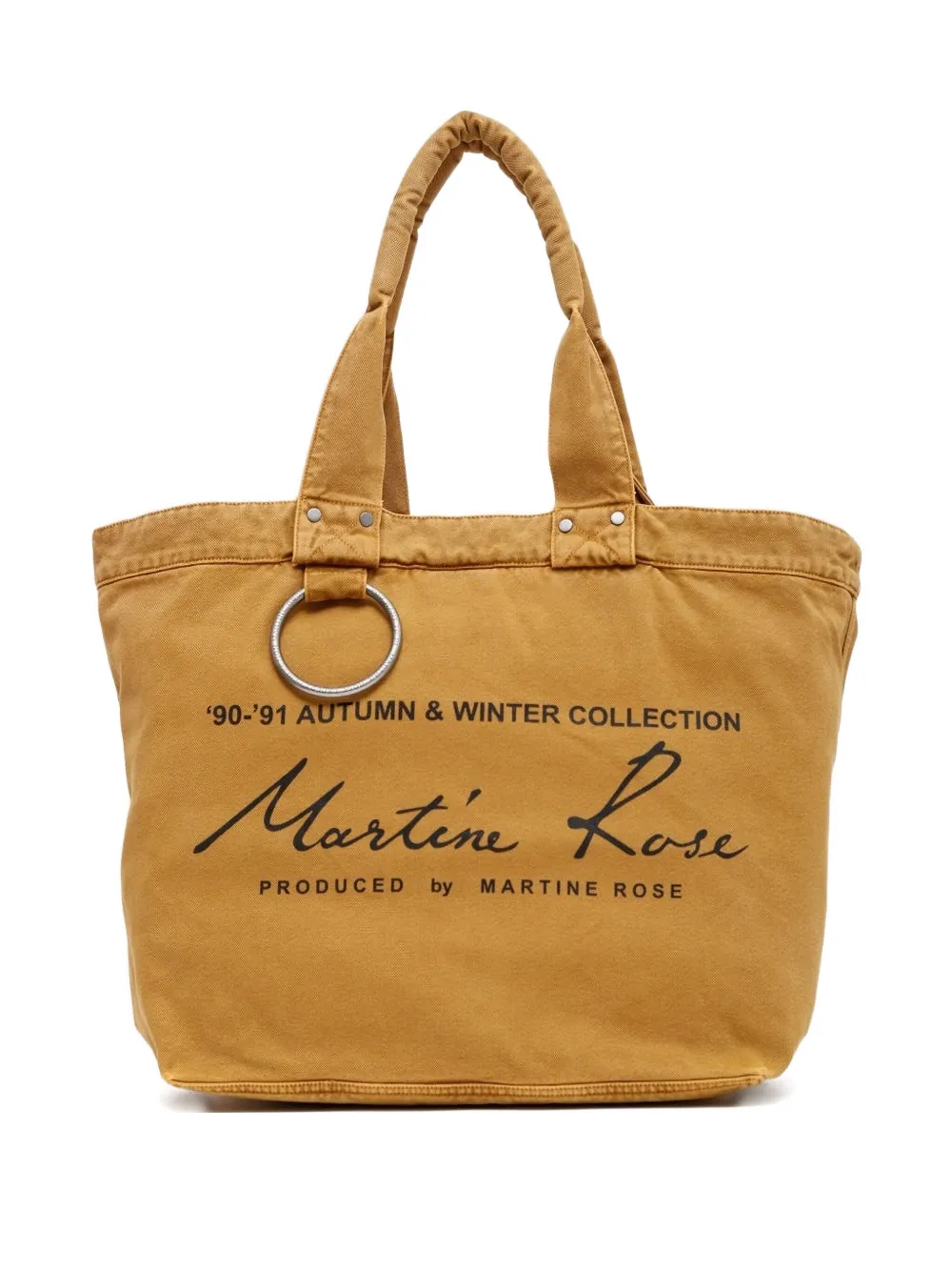 Martine Rose ring-top tote bag | Brown | Image 1