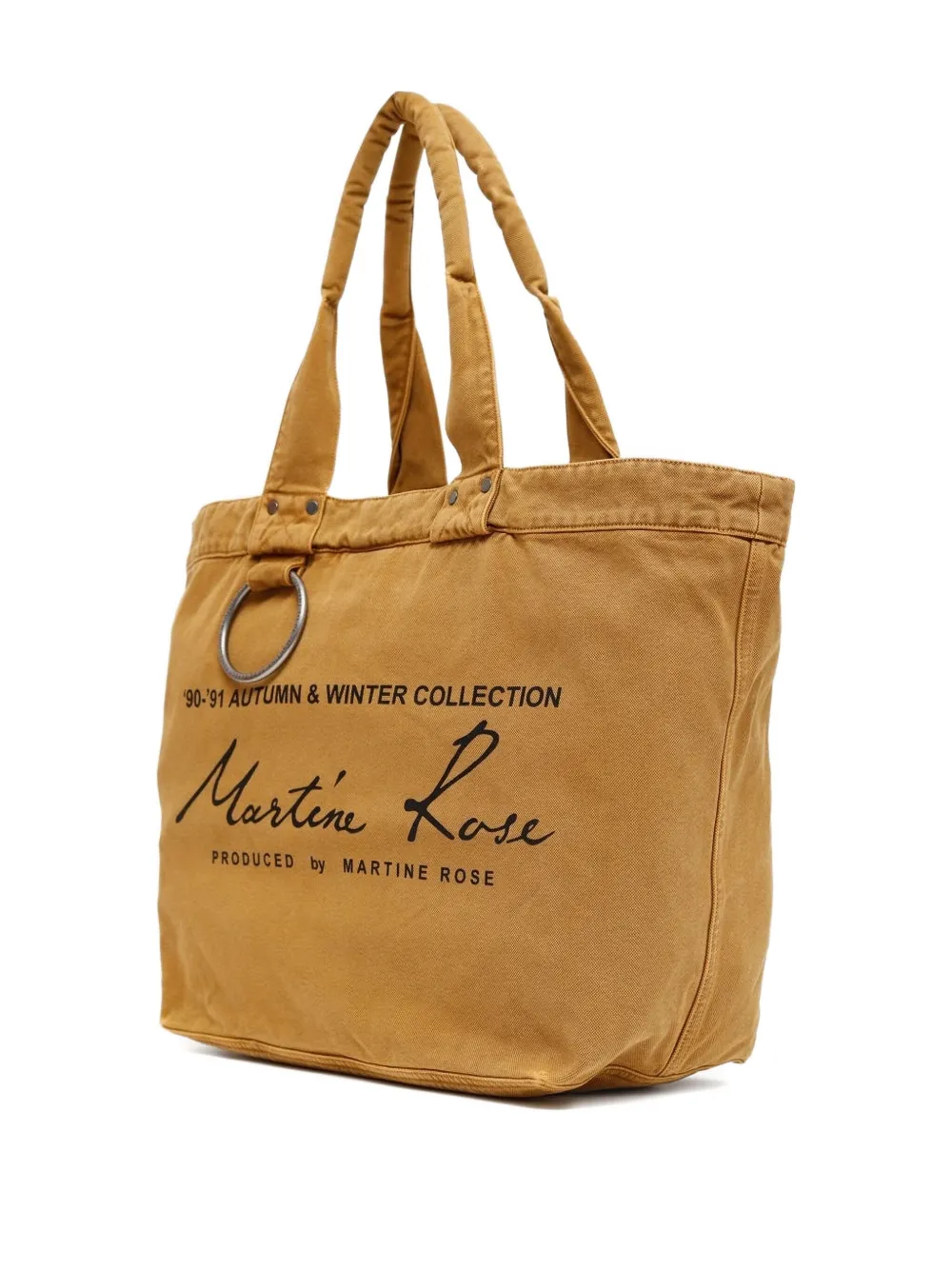 Martine Rose Shopper met ring Bruin