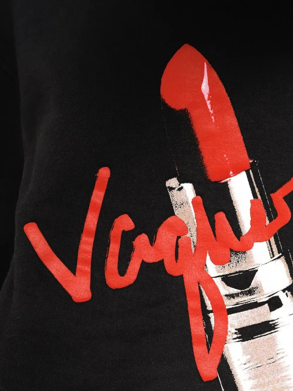Vaquera Katoenen hoodie met rits Zwart