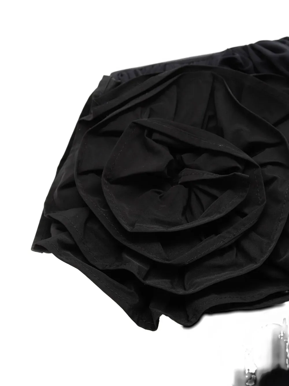 Vaquera Romper met roosdetail Zwart