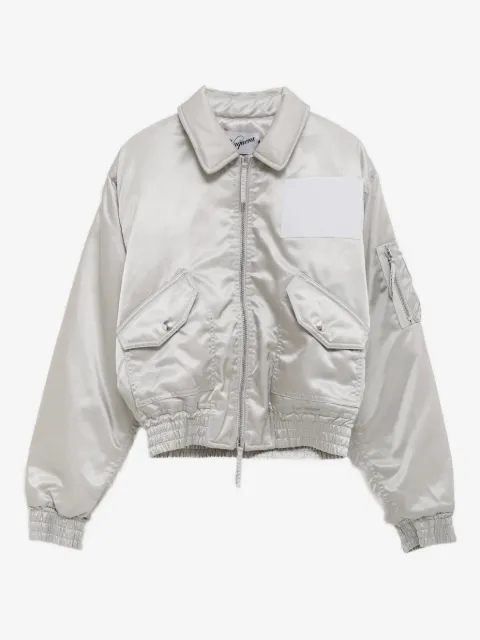 Vaquera collared bomber jacket