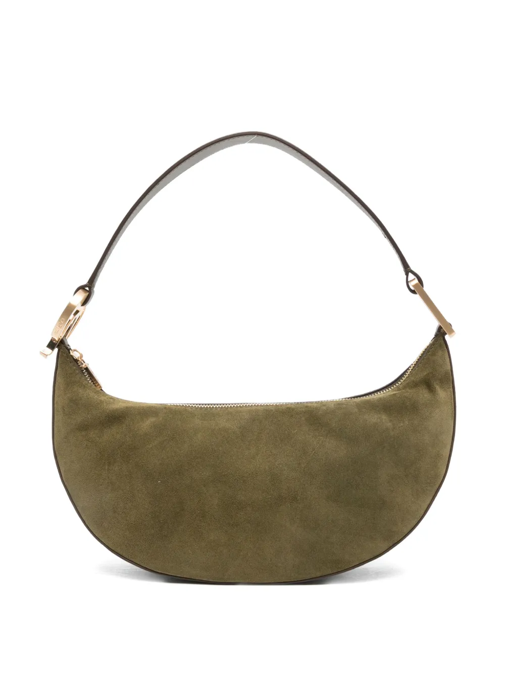 Cult Gaia suede zip-closure tote bag | Green | Image 1