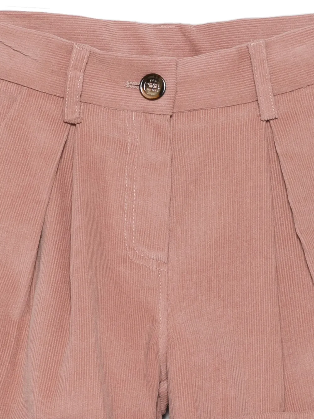 Philosophy Di Lorenzo Serafini Pleated Corduroy Shorts In Pink