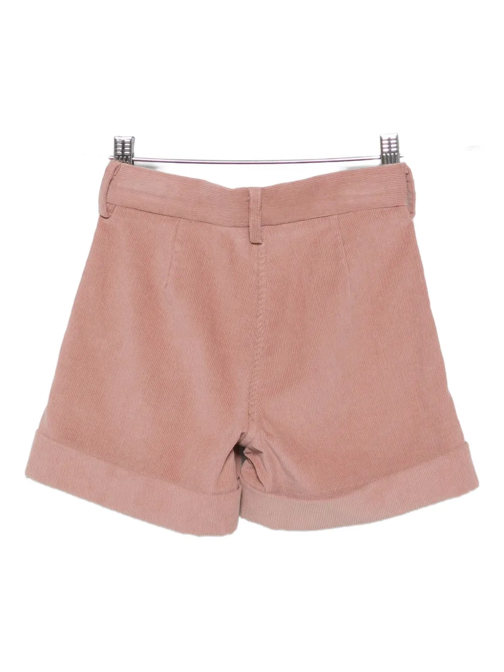 Philosophy Di Lorenzo Serafini Pleated Corduroy Shorts In Pink