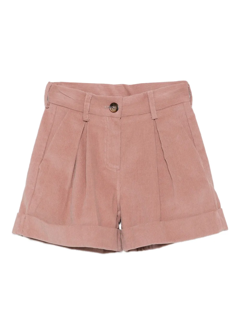Philosophy Di Lorenzo Serafini Kids pleated corduroy shorts | Pink | Image 1