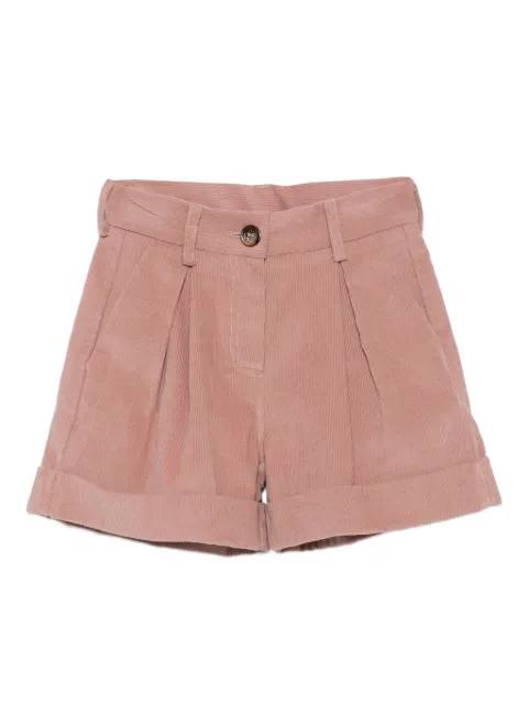 Philosophy Di Lorenzo Serafini Kids pleated corduroy shorts