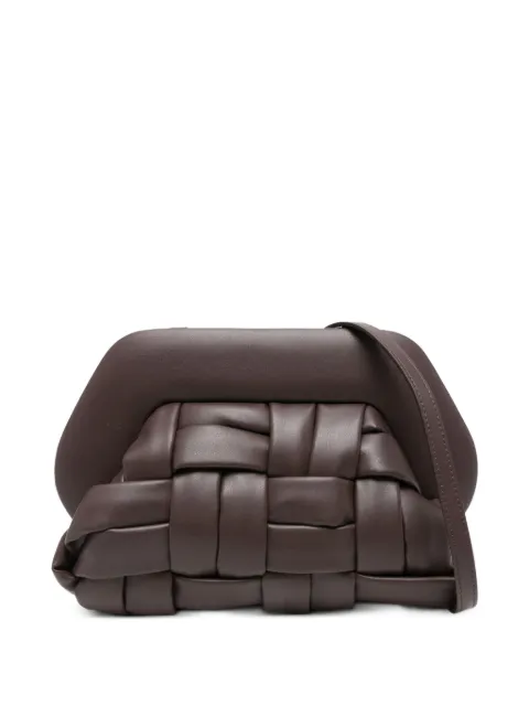 Themoirè flap satchel