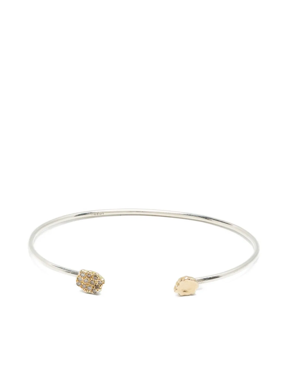 Rosa Maria ダイヤモンド ブレスレット 18Kイエローゴールド - シルバートーン Rosa Maria ダイヤモンド ブレスレット 18Kイエローゴールド - シルバートーン
