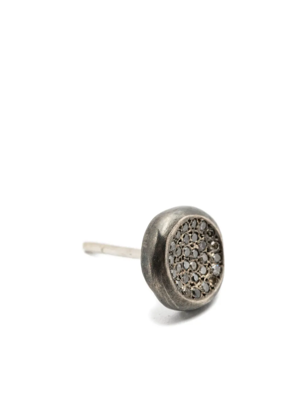 Diamond Disc Earrings