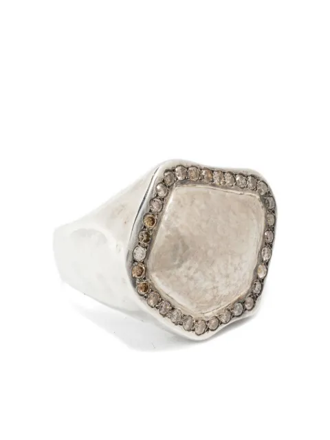 Rosa Maria anillo Caracass en plata de ley con diamante