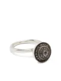 Rosa Maria Sterling Silver black-diamond ring