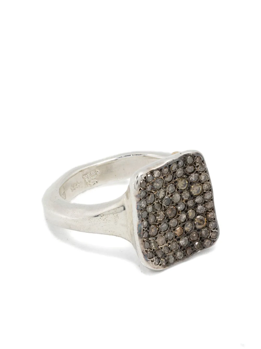 Rosa Maria Anello da cocktail con diamanti - Argento