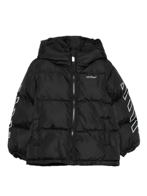 Off-White Kids arrow-print puffer jacket
