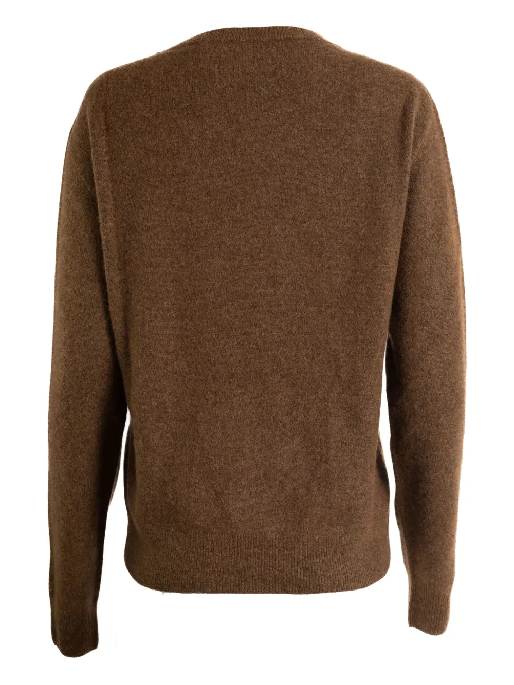 The Row Lorynna Round-neck Cashmere Sweater In Brown