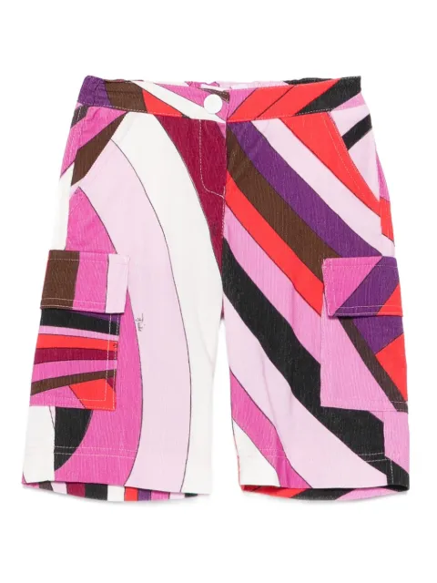 PUCCI Junior geometric-print cargo pants