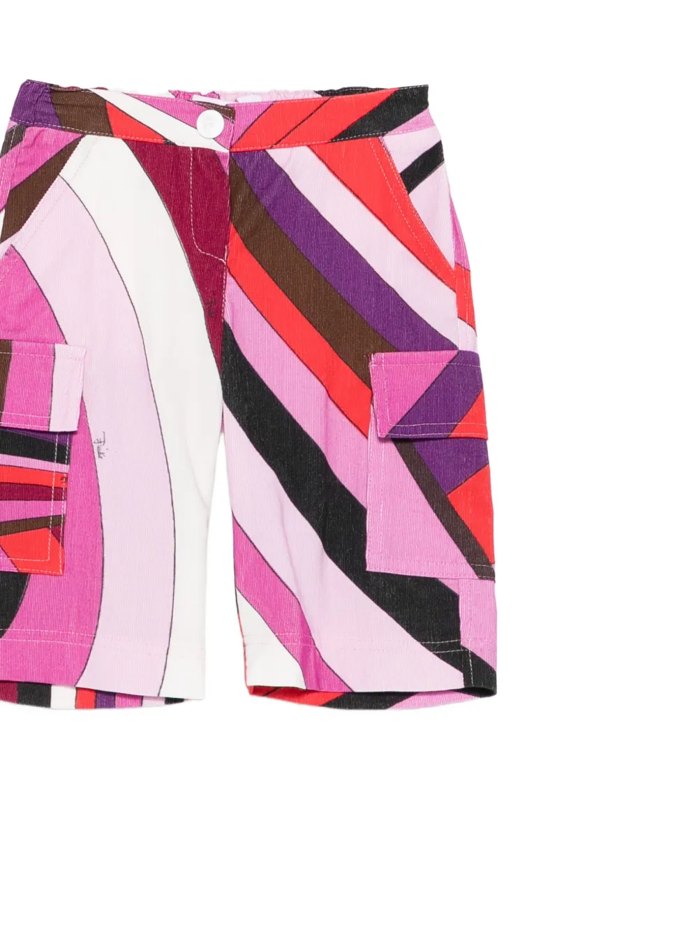 PUCCI Junior Cargo broek met geometrische print Roze