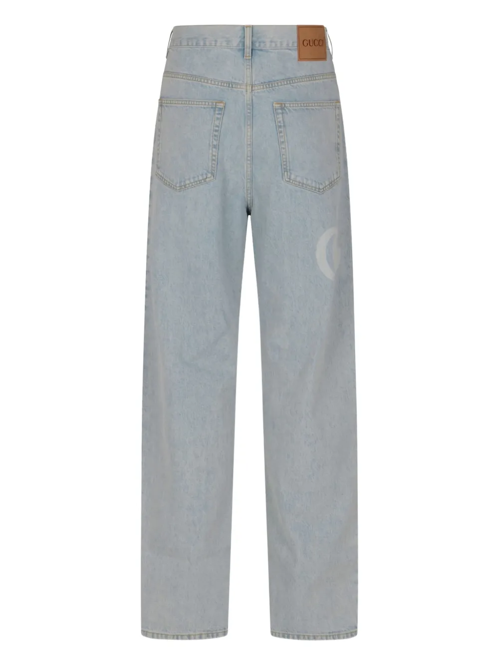 Gucci Jeans met GG-logo - Blauw