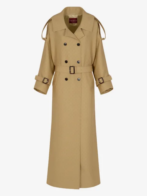 Gucci double-breasted trench coat