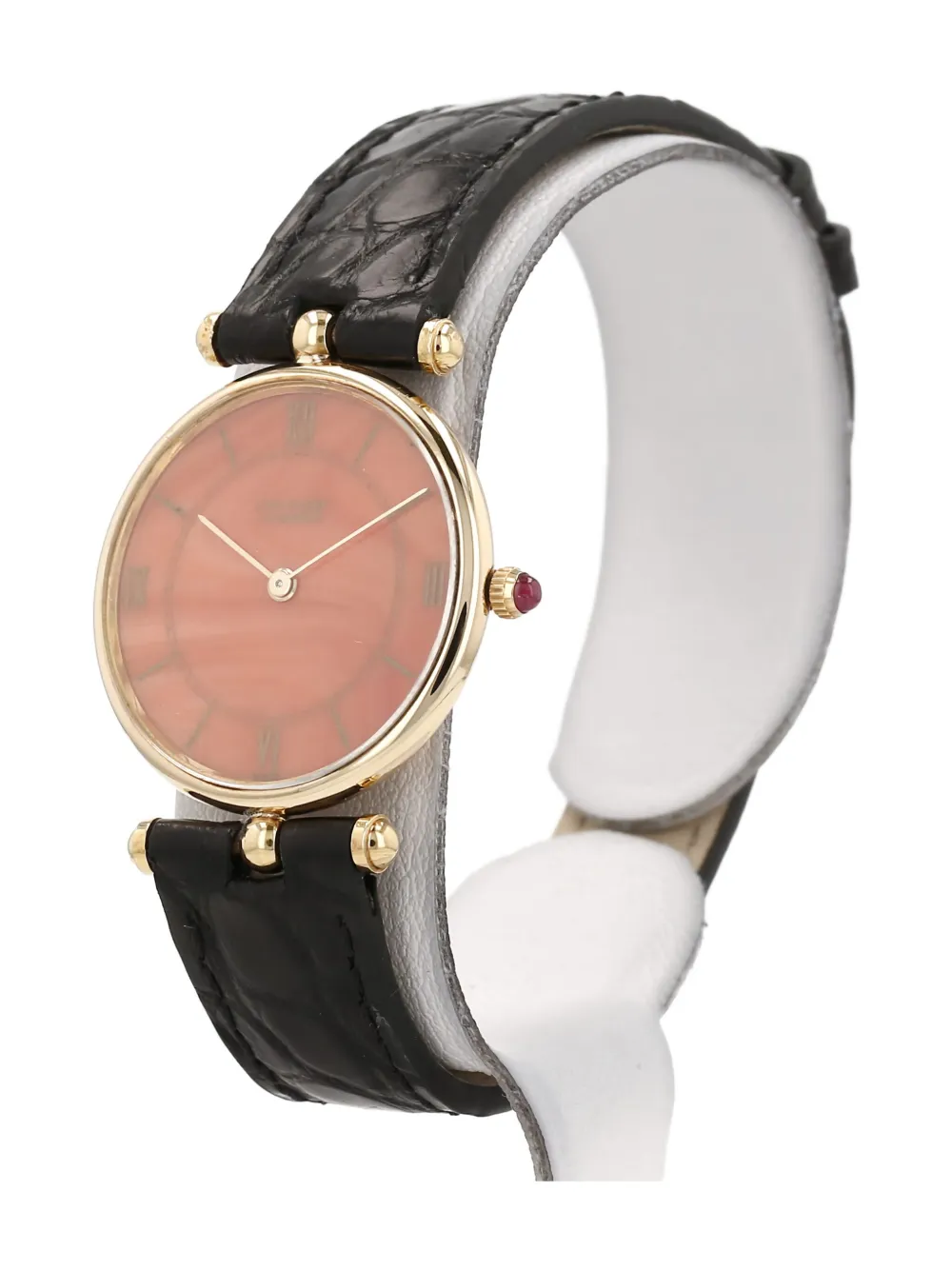 Pre-owned Van Cleef & Arpels 1990s Pierre Arpels 27mm In Pink