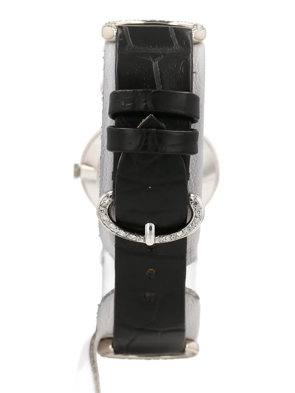Pre-owned Piaget 1970s Diamond-bezel 27mm In Black