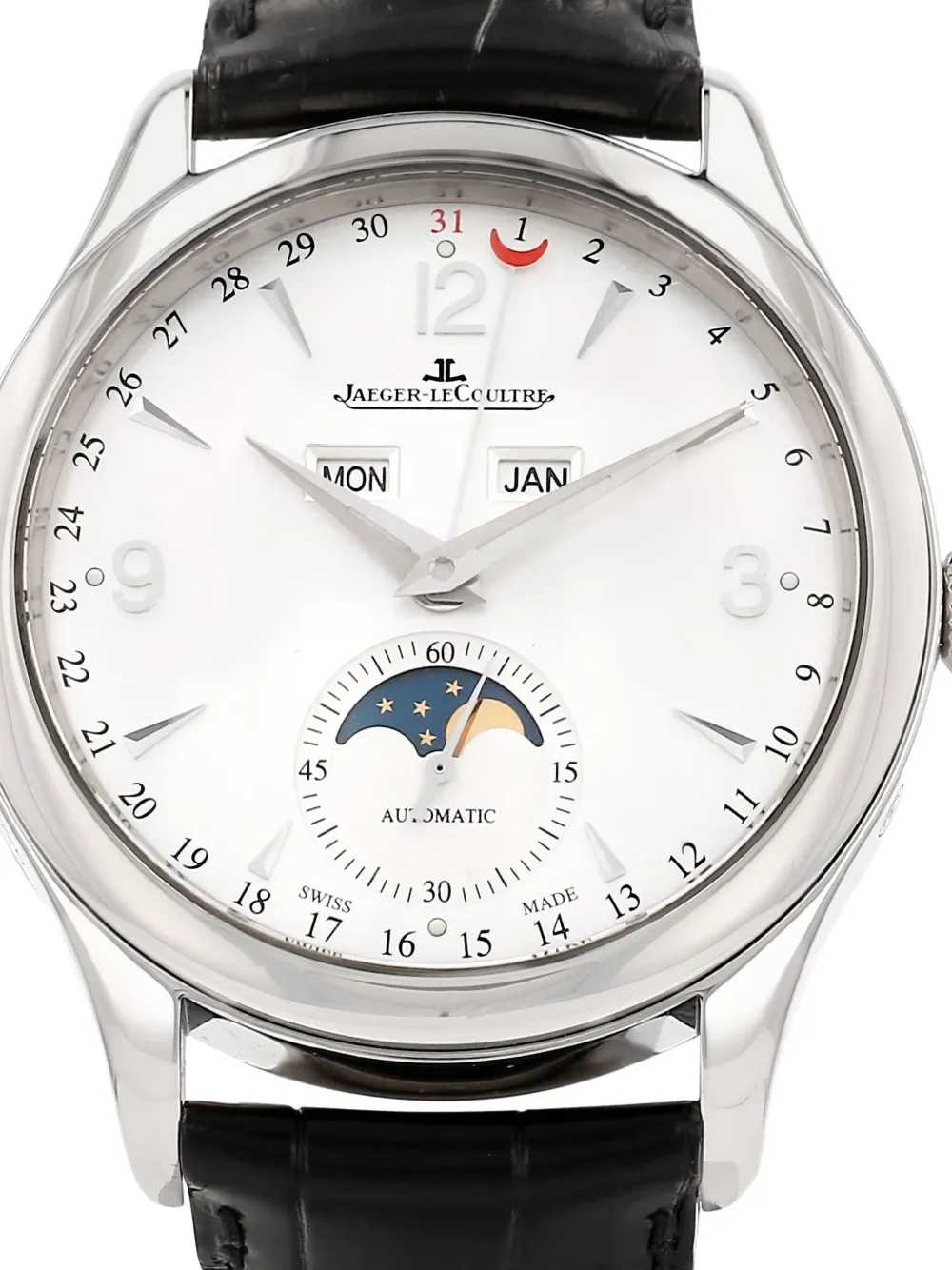 Pre-owned Jaeger-lecoultre 2010 Master Control 39mm In White