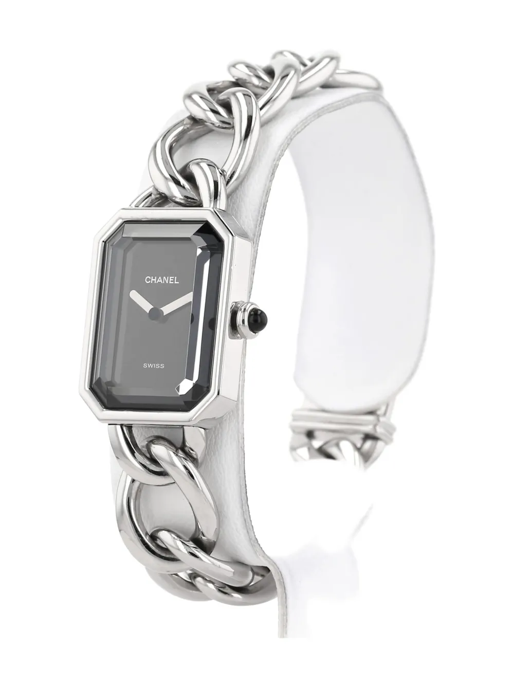 Pre-owned Chanel 1990s Première Xl 26mm In Black