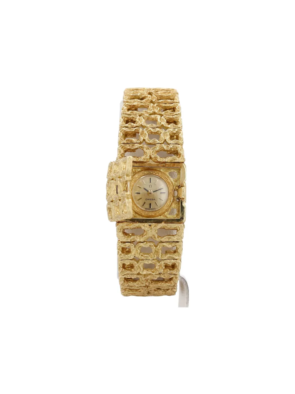 Pre-owned Omega 1960s Gilbert Albert 18mm In Gold