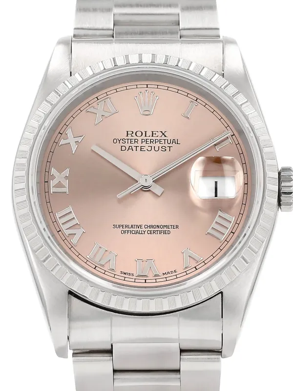 Pink Rolex Datejust Uk Rolex 2001 Datejust 36mm Pink FARFETCH UK