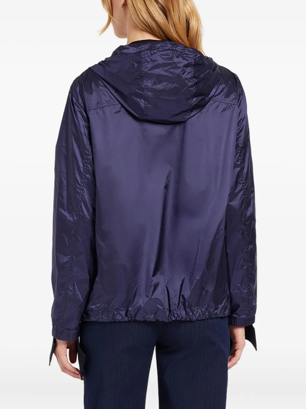 Ports 1961 Ocean Breeze Hooded-drawstring Jacket In Blue