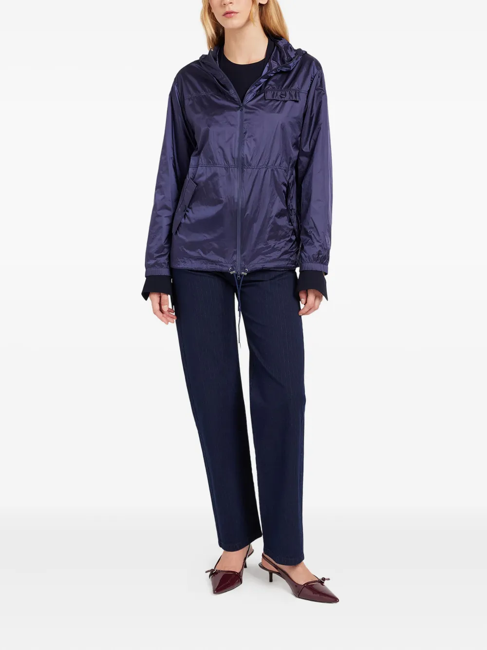 Ports 1961 Ocean Breeze hooded-drawstring jacket | Varsity Jackets | Image 2