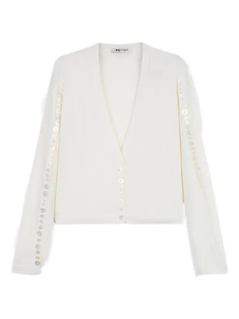 Ports 1961 sequin-embellished button cardigan