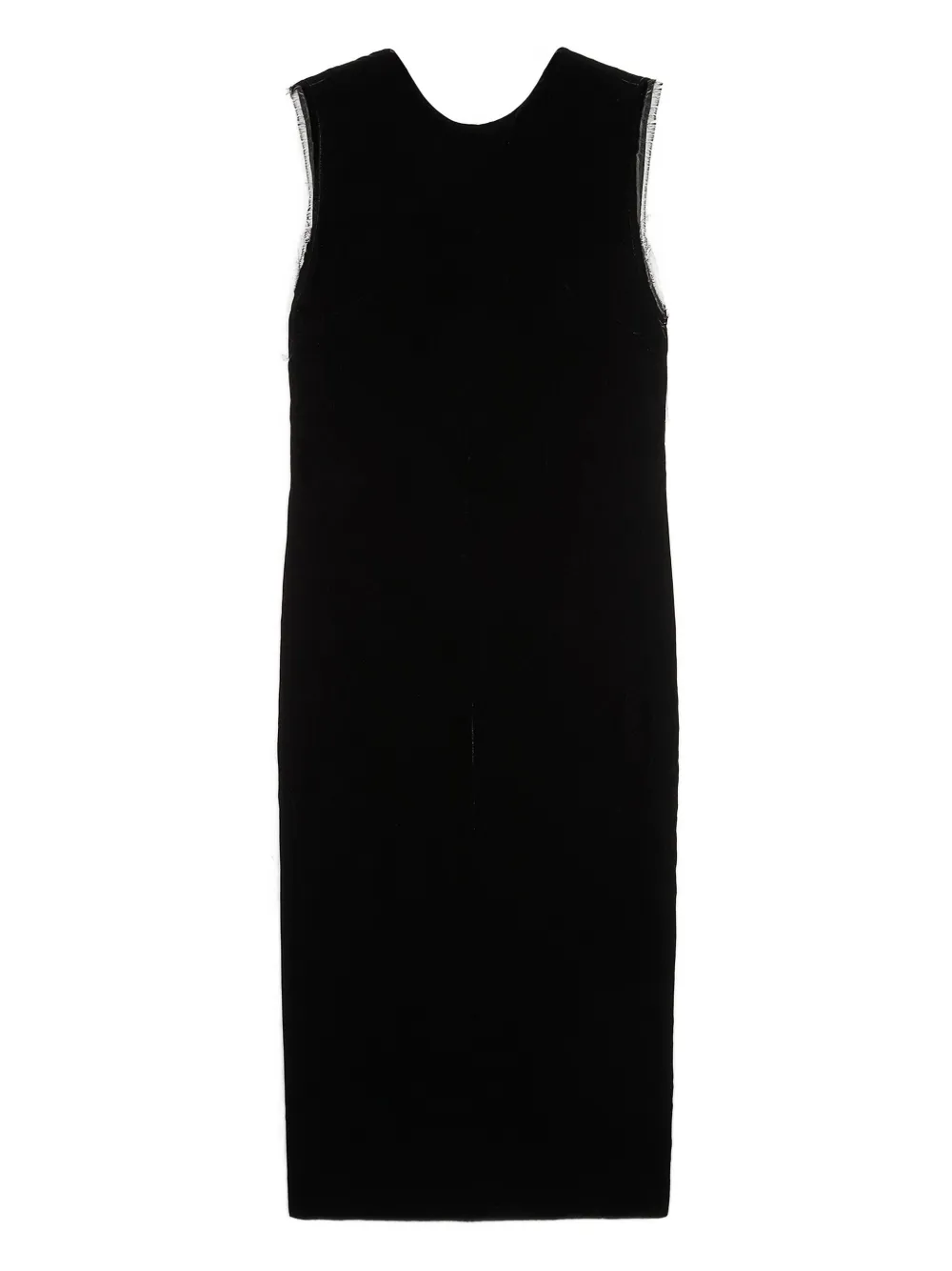 Ports 1961 Abito midi smanicato - Nero