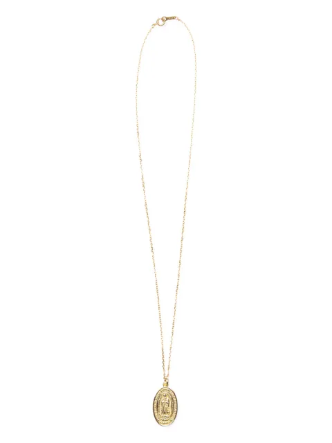 WACKO MARIA oval-frame medal necklace