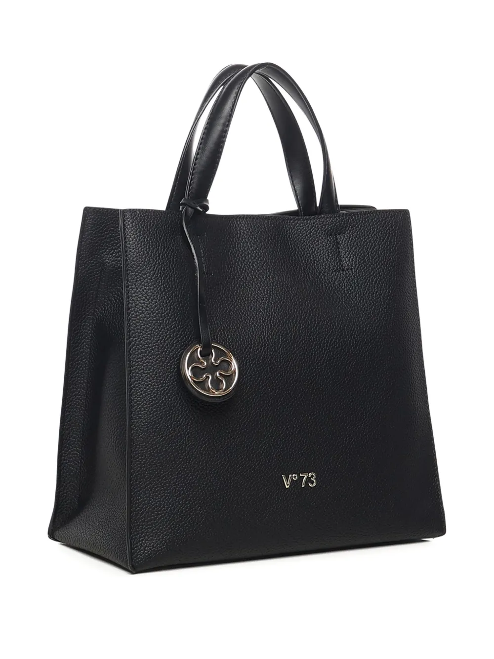  V°73 Blake Brand-plaque Tote Bag - Black 
