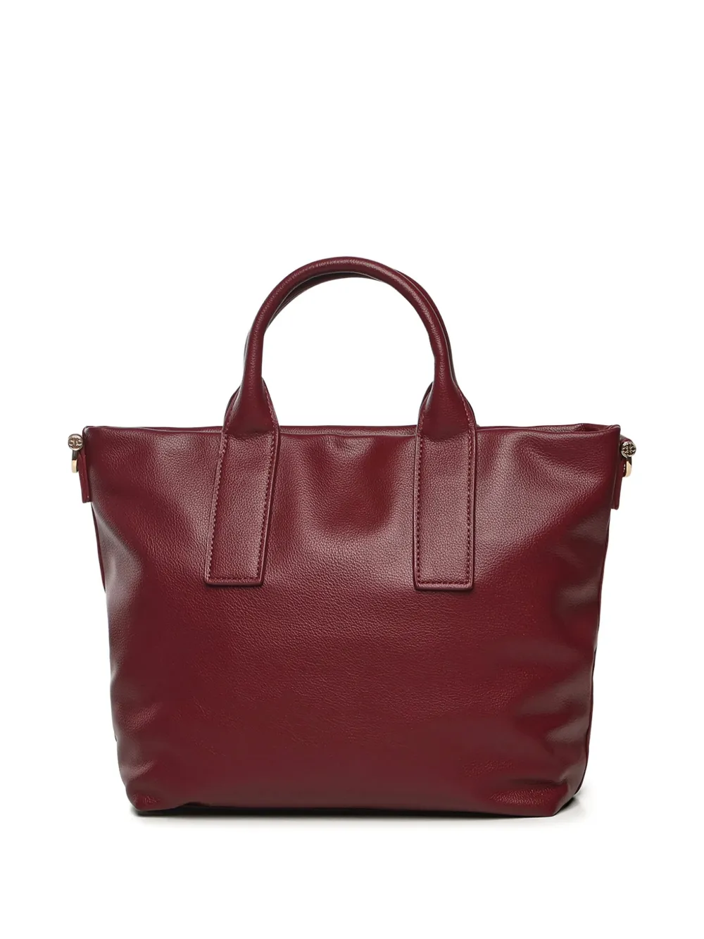 V73 Top-handle Detachable-strap Tote Bag In Red