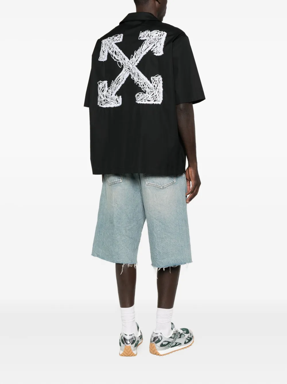 Off-White logo-embroidered short-sleeve shirt | Image 2