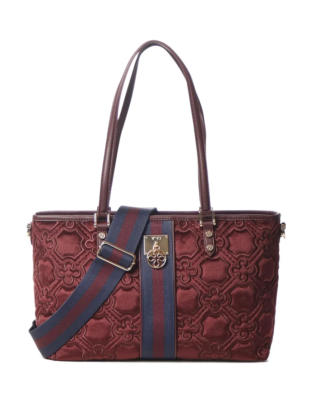 V°73 Cate quilted-effect tote bag | Red | Image 1