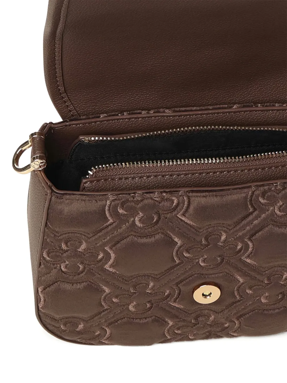 V73 Quilted-effect Shoulder Bag In Brown