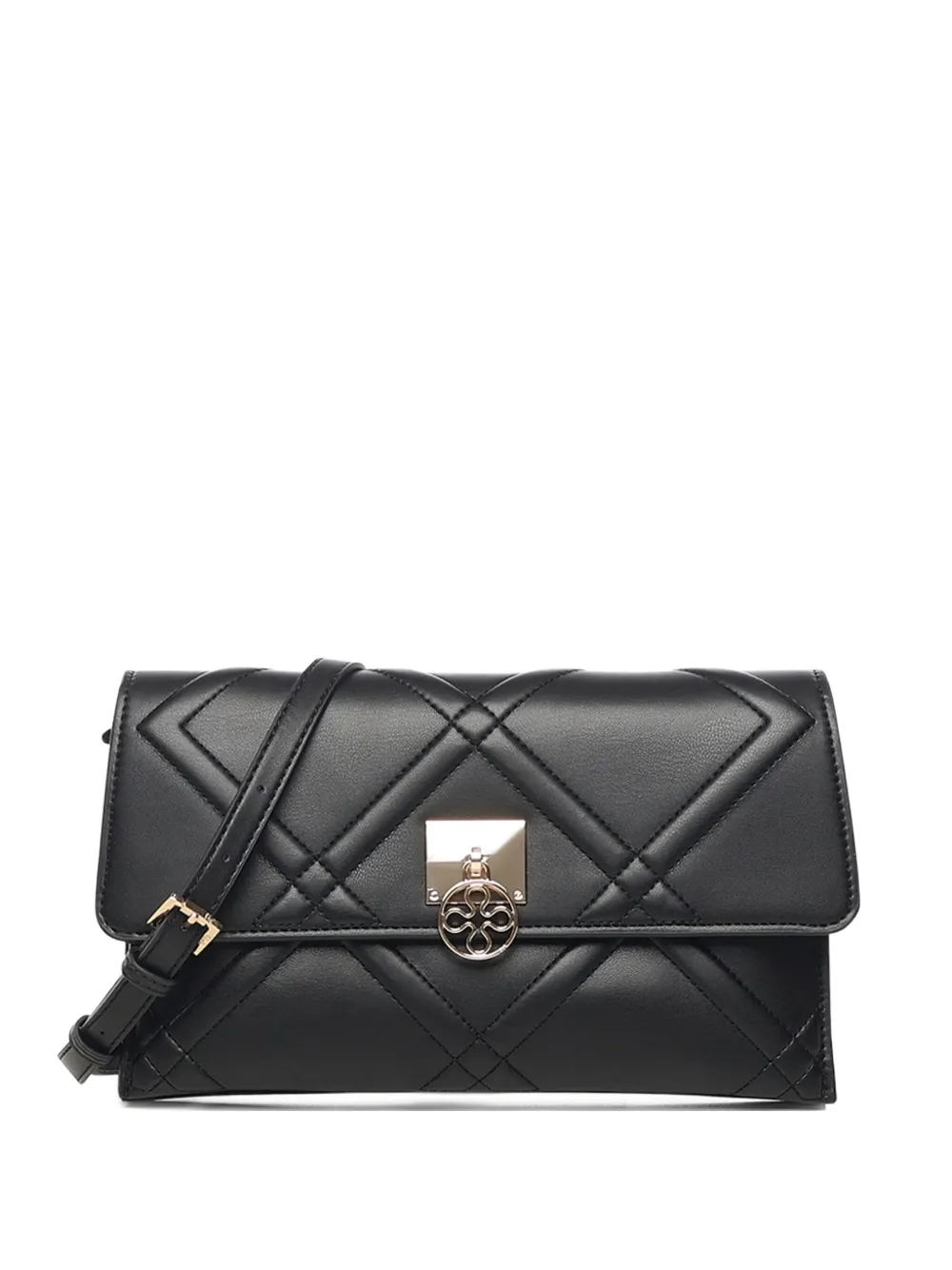 V°73 Bridget quilted-detail clutch bag | Black | Image 1