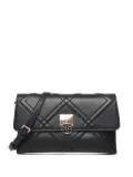 V°73 Bridget quilted-detail clutch bag - Black