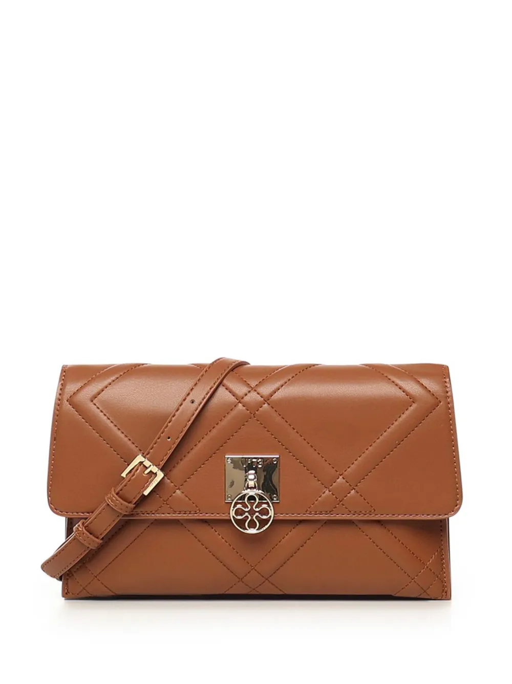 V°73 Bridget clasp-fastening clutch bag | Brown | Image 1