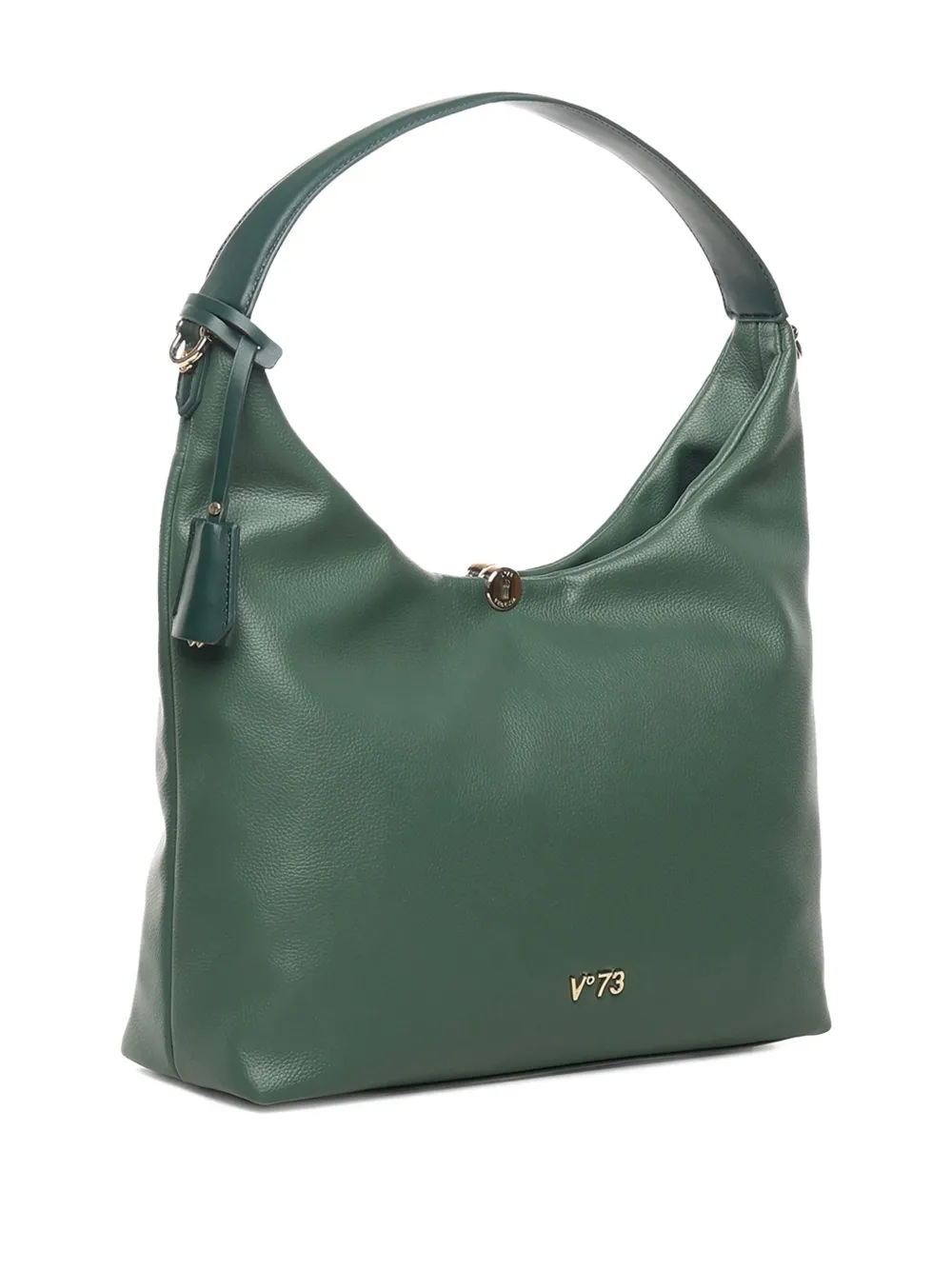 V73 Keira Curved-handle Shoulder Bag In Green