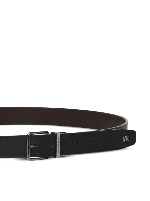 Michael Kors Reversible Leather Belt Black FARFETCH JO