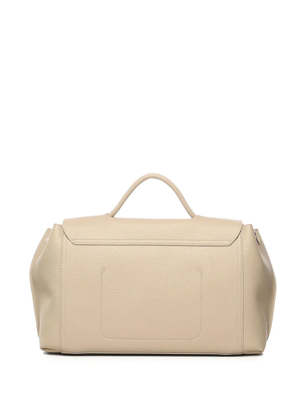 V73 Federica V Circular-plaque Shoulder Bag In Neutral