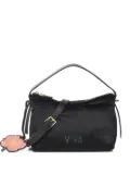 V°73 ISABELLA flower-detail shoulder bag - Black