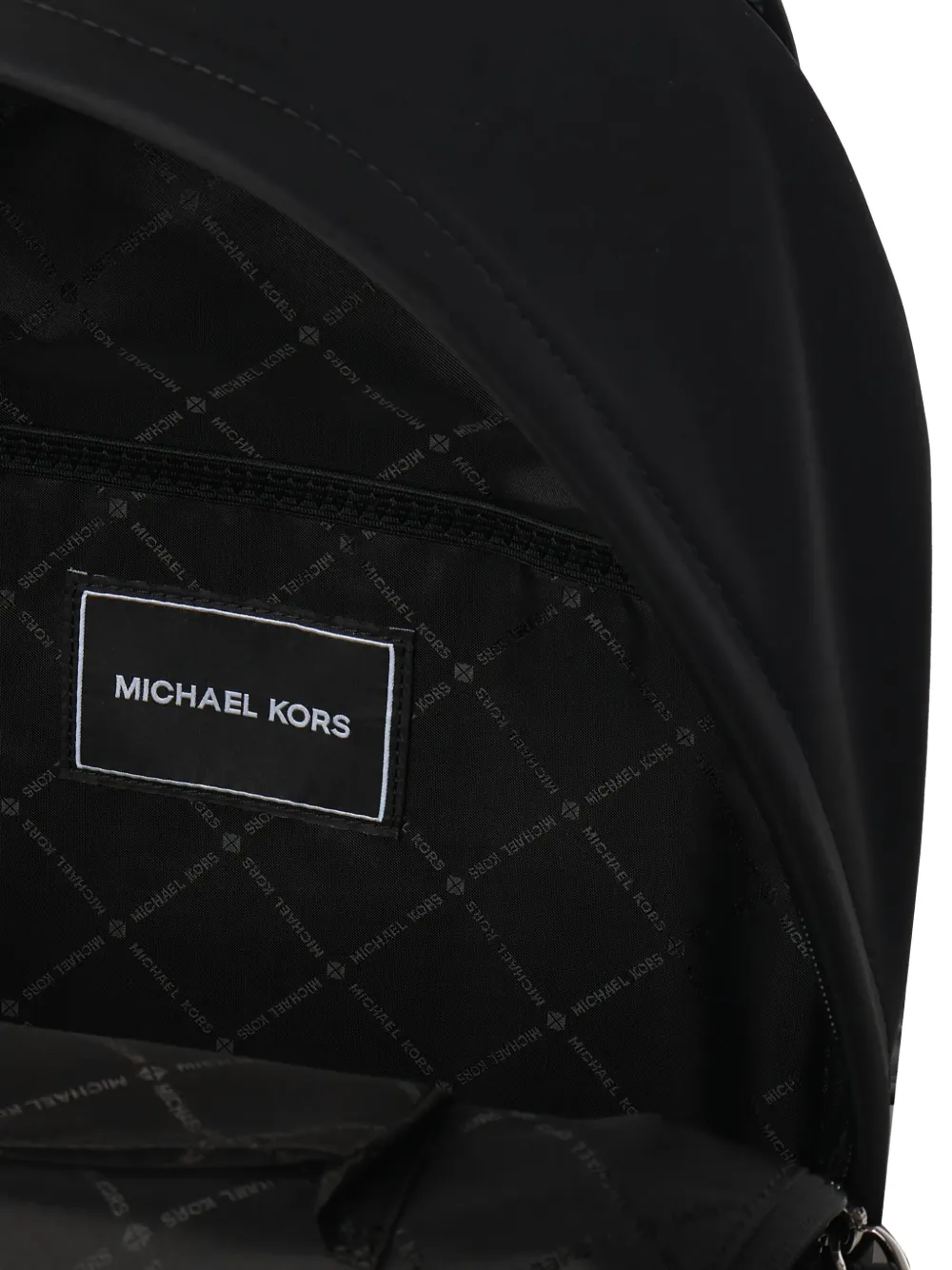 Michael Kors Rugzak met logoplakkaat Zwart